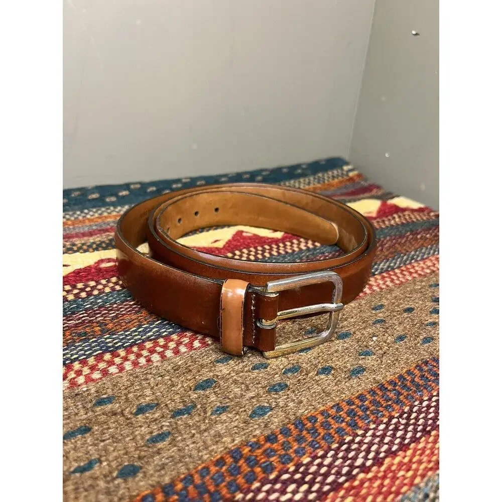 Trafalgar Annonay Calf Leather Handmade USA Belt Size 42